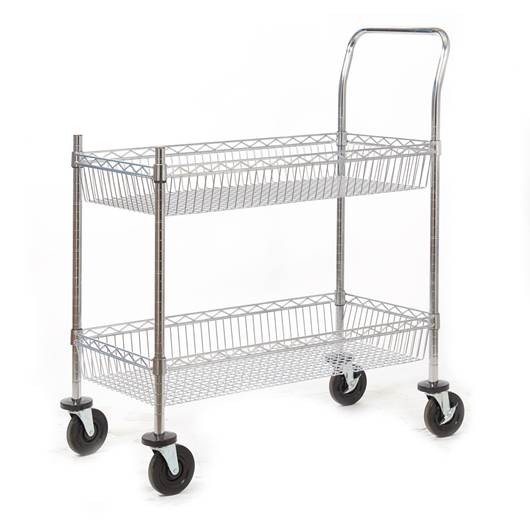 Picture of Premium Chrome Plated Wire Tray Trolley