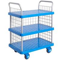Picture of Proplaz Super Silent Three Tier Trolley with Mesh Side & Ends