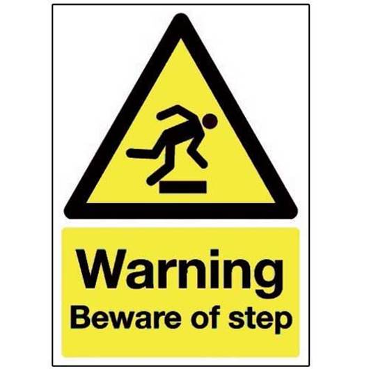 Picture of Warning Beware of Step Sign