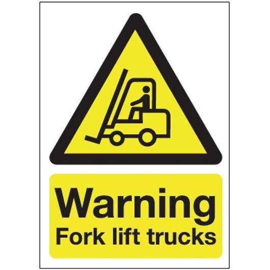 Picture of Warning Fork Lift Trucks Sign
