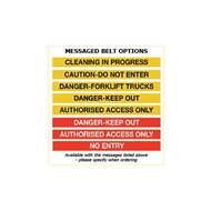 Picture of Premium Weatherproof Barriers - Messaged Belt